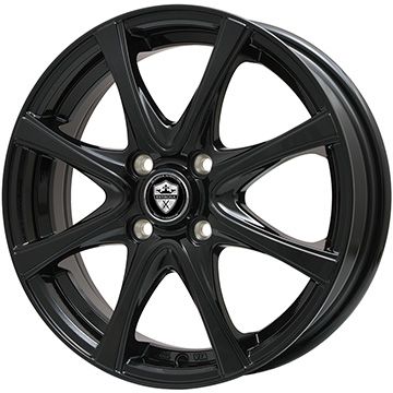 【パンク保証付】【新品国産4穴100車】 スタッドレスタイヤ ホイール4本セット 175/65R15 ヨコハマ アイスガード セブンIG70 ブランドル KF25B 15インチ(送料無料)