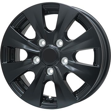 タウンエースバン専用 スタッドレスタイヤ ホイール4本セット 165/80R14 ダンロップ ウインターマックス SV01 97/95N ブランドル S163B 14インチ(送料無料)