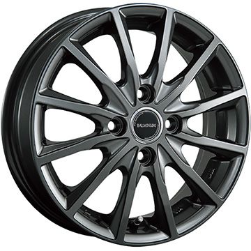 【新品国産4穴100車】 夏タイヤ ホイール4本セット 185/55R15 ダンロップ エナセーブ EC204 ブリヂストン バルミナ AR12 15インチ(送料無料)