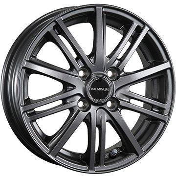 【新品国産4穴100車】 夏タイヤ ホイール4本セット 185/55R15 ダンロップ エナセーブ EC204 ブリヂストン バルミナ BR10 15インチ(送料無料)