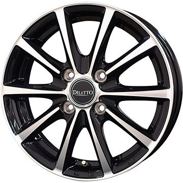 【新品国産4穴100車】 夏タイヤ ホイール4本セット 185/65R15 ダンロップ ルマン V+(ファイブプラス) コスミック ディレット M10 ブラックポリッシュ 15インチ(送料無料)