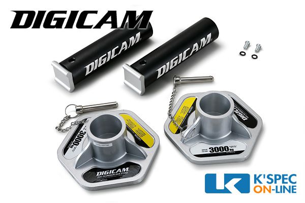 送料無料（一部離島除く） 【個人宅配送不可】K SPEC DIGICAM オールアルミニウムジャッキスタンド 3.0t