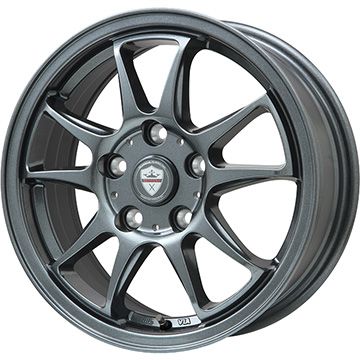 【新品国産5穴114.3車】 スタッドレスタイヤ ホイール4本セット 225/45R18 ダンロップ ウインターマックス 02 WM02 エルベ エステローザ EST-5T ディープグレー 7.5J 18インチ(送料無料)