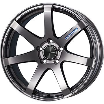 【新品国産5穴100車】 夏タイヤ ホイール4本セット 225/55R18 ヨコハマ ブルーアース ES32 エンケイ PF07 18インチ(送料無料)