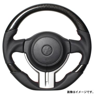 REAL レアル ステアリング ハンドル プレミアムシリーズ Dシェイプ F4-D-BKC-3 送料無料(一部地域除く)