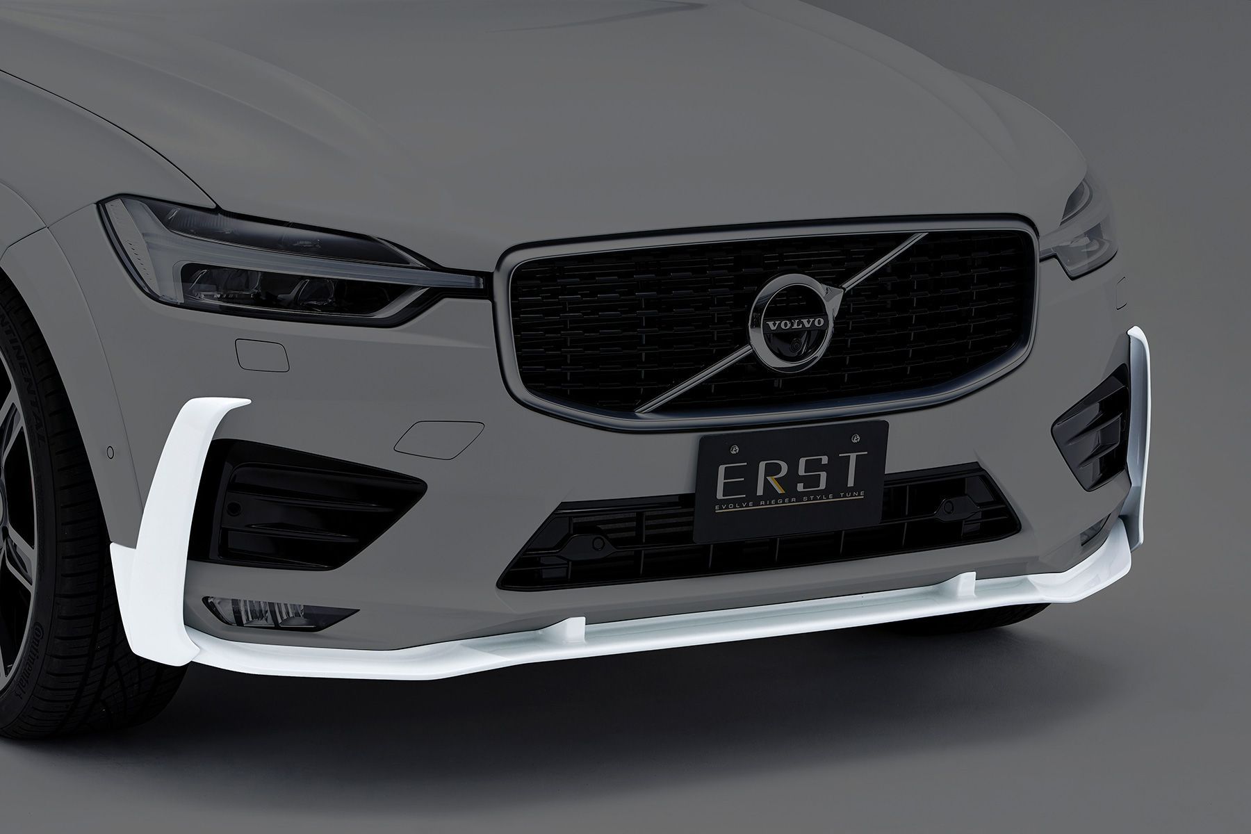 ERST FRONT LIP SPOILER + SIDE LIP SET(R-DESIGN) VOLVO XC60 (UB/UD) 2017- 品番 FL3P-X60UB 送料無料(一部地域除く)