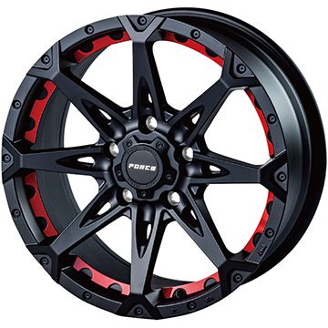 ホイールFORCE フォース デナリホイールサイズ7.50-17HOLE/PCD インセットF：5H/114【インセットについて】ご登録頂いたお車に適合するサイズをご用意させて頂きます。ご指定がある場合は備考にご記載下さい。※一部限定品など、ご指定頂けない場合がございます。ホイールカラーマットブラックオプションインサートプレート1台分 ※標準がレッドとなります指定なし+\0不要+\13200グリーン+\15400クロームタイヤエナセーブ RV505タイヤサイズ225/60R17セット内容タイヤ＆ホイール4本セットの価格です。タイヤ・ホイールの組み込みとバランス調整後に発送いたします。参考適合車種アルファード/ヴェルファイア（30系）・アルファードハイブリッド/ヴェルファイアハイブリッド（30系）・エクストレイル（T31系）・デリカD5（CV1W CV5W CV2W CV4W）・アウトランダー（CW系）・アウトランダーPHEV（GG系）・エクリプスクロス（GK系）・エクリプスクロスPHEV（GL3W系）・クロストレック（GU系）・フォレスター（SK系） ※参考適合車種掲載車両でも、適合しない場合が有ります。予めご了承願います。装着適合確認について適合車種に掲載されている車種でも、年式・型式・グレードによっては装着サイズが異なる場合がございます。 標準装着サイズよりインチを下げる場合はキャリパー干渉の恐れがございますので、オススメ致しておりません。 オフセット等、お車とのマッチングについては、ご注文の際に弊社からご案内させていただきますので予めご了承願います。（ご指定のサイズがある場合、ご注文の際、入力お願いします。） ホイールによりキャリパークリアランス・ハブ高・インセット（オフセット）等異なります。適合車種掲載車両でも、装着出来ない場合もございます。また車両の加工・調整が必要な場合もございます。詳しくは問い合わせ下さい。 ご購入後の返品や交換お受け出来ませんのでご注意下さい納期について商品により完売・欠品の場合もございます。また、お取り寄せに時間のかかる商品もございますので、お急ぎの場合は予めお問合せ下さい。特記事項商品代金には追加オプション(ナット等)の金額は含まれておりません。ご注文後に、弊社より合計金額をご案内致します。ご注文の際には、車種名・年式・型式・グレード・ノーマル車高かローダウンか等、出来るだけ詳しくご入力お願い致します。 掲載している商品画像はイメージです。ホイールのサイズやインセットなどにより、リム幅やセンター部の落ち込み寸法は異なります。画像と現物のイメージ相違によるお取替えや返品は承ることは出来ません。 お問い合わせお電話でのお問い合わせはこちらE-mail　rakuten-outlet@fujicorporation.ne.jp ※商品番号は（fuji-1845-146488-29342-29342）です。