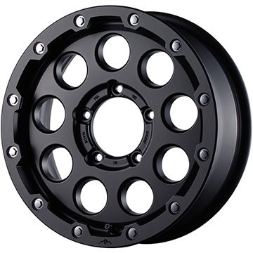 【取付対象】【送料無料 ジムニー】 195/80R16 16インチ GARSON マルビーレ マッドラン 5.5J 5.50-16 YOKOHAMA ジオランダー X-AT G016 OWL サマータイヤ ホイール4本セット