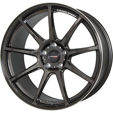 【新品国産5穴100車】 夏タイヤ ホイール4本セット 245/45R19 ダンロップ ルマン V+(ファイブプラス) ホットスタッフ クロススピード ハイパーエディションRS9 19インチ(送料無料)