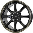 【パンク保証付き】【新品国産5穴100車】 夏タイヤ ホイール4本セット 225/55R18 ヨコハマ ブルーアース RV-03 ホットスタッフ ジースピード P-08 18インチ(送料無料) サマータイヤ(2)