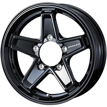 【新品】ジムニー 夏タイヤ ホイール4本セット 175/80R16 ブリヂストン デューラー A/T002 RBL ウェッズ ウェッズアドベンチャー キーラータクティクス グロスブラック 16インチ(送料無料)