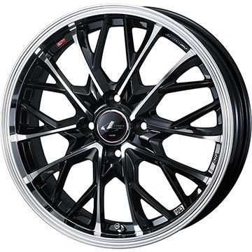 【新品国産4穴100車】 夏タイヤ ホイール4本セット 185/55R16 ダンロップ ルマン V+(ファイブプラス) ウェッズ レオニス MV 16インチ(送料無料)