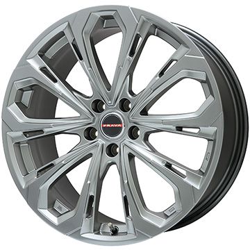 【新品国産5穴100車】 スタッドレスタイヤ ホイール4本セット 215/50R17 ヨコハマ アイスガード シックスIG60 ビッグウエイ レイシーン プラバ5X(クロームハイパーシルバー) 17インチ(送料無料)