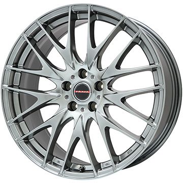 【新品国産5穴114.3車】 夏タイヤ ホイール4本セット 245/40R20 ダンロップ エナセーブ RV505 ビッグウエイ レイシーン プラバ9M(クロームハイパーシルバー) 20インチ(送料無料)