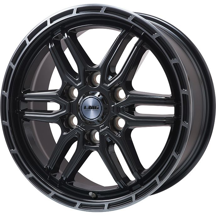 【新品】ハイエース200系 スタッドレスタイヤ ホイール4本セット 215/65R16 109/107N ダンロップ W01 for WINTER ホワイトレター レアマイスター LMG ベレッタ(グロスブラック/ブラッククリアリム) 6.5J 16インチ(送料無料)