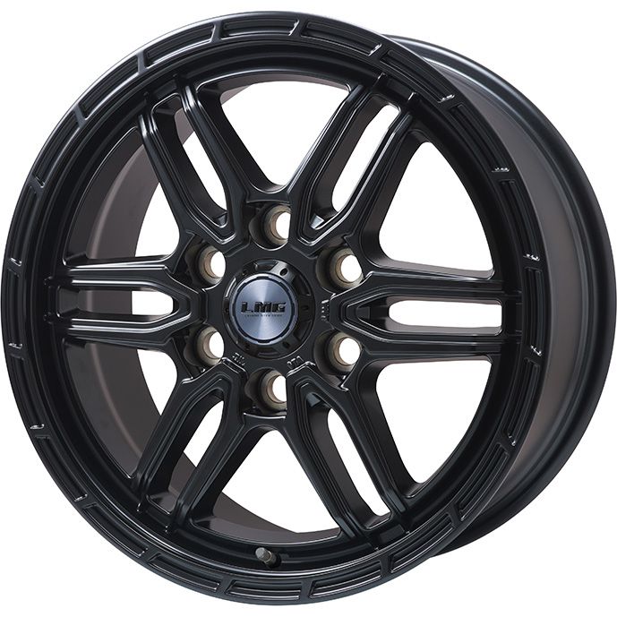 【新品】プラド/ハイラックス スタッドレスタイヤ ホイール4本セット 265/65R17 ミシュラン エックスアイス スノー SUV レアマイスター LMG ベレッタ(マットブラック) 8J 17インチ(送料無料)