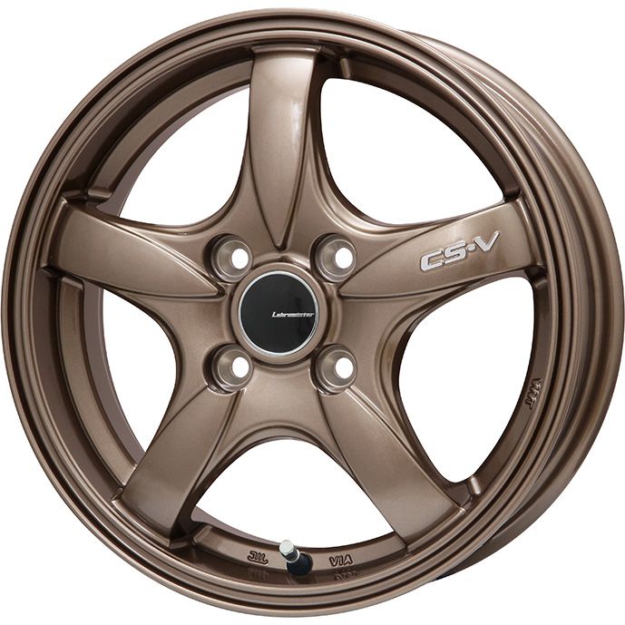 【新品国産4穴100車】 夏タイヤ ホイール4本セット 195/55R16 ミレバー ハーモニック MP270(限定) レアマイスター CS-V(ブロンズ) 16インチ(送料無料)