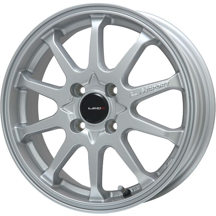 【パンク保証付】【新品国産4穴100車】 スタッドレスタイヤ ホイール4本セット 185/55R15 ヨコハマ アイスガード セブンIG70 レアマイスター LMスポーツLM-10R(メタリックシルバー) 15インチ(送料無料)