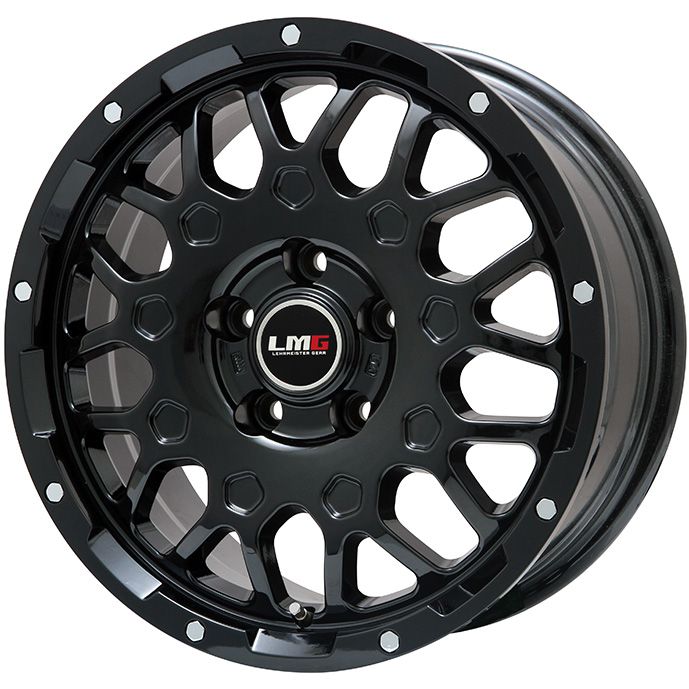 【新品国産5穴114.3車】 夏タイヤ ホイール4本セット 225/70R16 グリップマックス マッドレイジR/T MAX RWL(限定2022年製) レアマイスター LMG MS-9W グロスブラック 16インチ(送料無料)