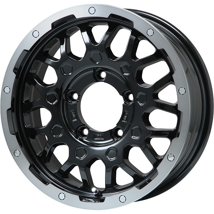 【新品】ジムニーシエラ/ジムニーノマド スタッドレスタイヤ ホイール4本セット 215/70R16 ミシュラン エックスアイス スノー SUV レアマイスター LMG MS-9W ブラック/ブラッククリアリム 5.5J 16インチ(送料無料)