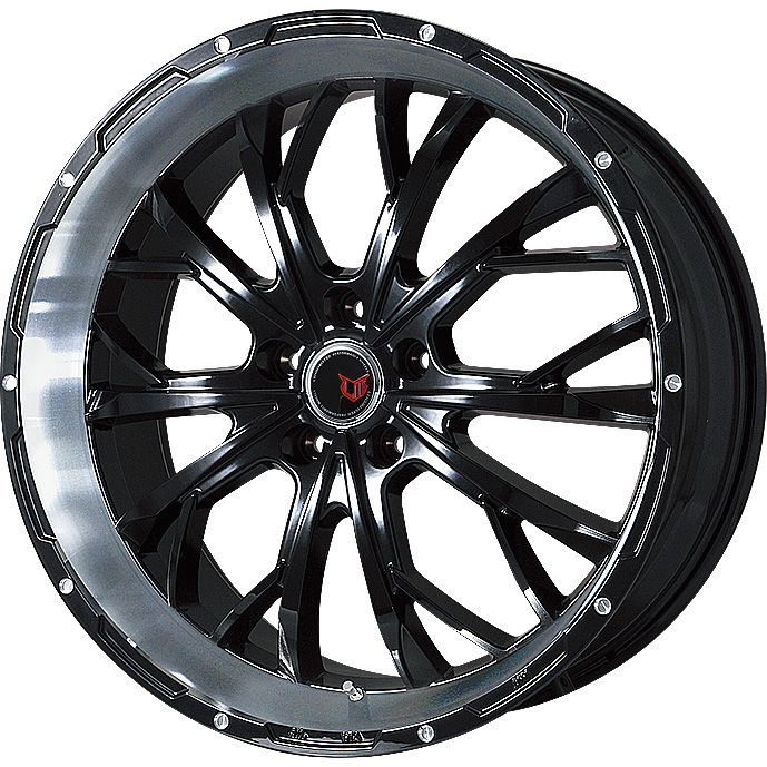 【新品国産5穴114.3車】 夏タイヤ ホイール4本セット 235/35R19 BFグッドリッチ(フジ専売) g-FORCE フェノム T/A(2022年製) レアマイスター LMG ヴァスティア(グロスブラック/リムポリッシュ) 19インチ(送料無料)