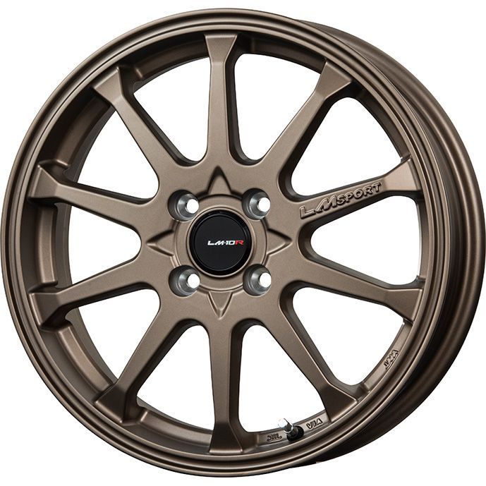 【パンク保証付】【新品国産5穴114.3車】 夏タイヤ ホイール4本セット 205/65R15 ヨコハマ ブルーアース RV-03 レアマイスター LMスポーツLM-10R(ブロンズ) 15インチ(送料無料)