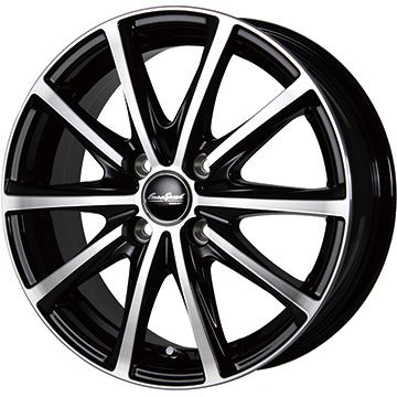 【新品国産4穴100車】 夏タイヤ ホイール4本セット 195/45R16 ヨコハマ ブルーアース GT AE51 MID ユーロスピード V25 16インチ(送料無料)