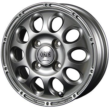 【新品 軽自動車】軽トラ 軽バン オールシーズンタイヤ ホイール4本セット 145/80R12 ヨコハマ ブルーアース Van RY61 オールシーズン 80/78N MID ガイア ブリッグ スズキ キャリー専用 12インチ(送料無料)