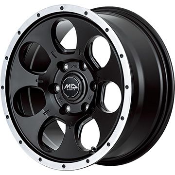 キャラバン 夏タイヤ ホイール4本セット 195/80R15 ヨコハマ ブルーアース Van RY55 107/105N MID ロードマックス WO-7 15インチ(送料無料)