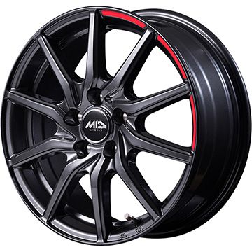 【新品国産車用5穴114.3】 オールシーズンタイヤ ホイール4本セット 195/65R15 クムホ マーシャル MH22 オールシーズン(限定) MID WHEELS RX810 アクティブブラック 6J 15インチ(送料無料)