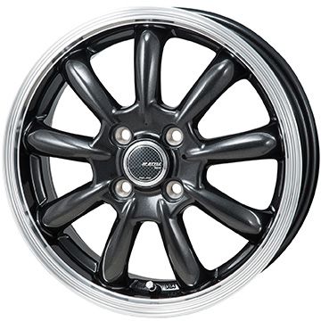 【新品国産4穴100車】 夏タイヤ ホイール4本セット 175/65R15 ダンロップ ルマン V+(ファイブプラス) モンツァ JPスタイル バーニー 15インチ(送料無料)