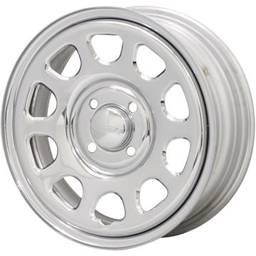 ハイエース200系 夏タイヤ ホイール4本セット 195/80R15 ヨコハマ ブルーアース Van RY55 107/105N モリタ デイトナズ G2 クローム 15インチ(送料無料)