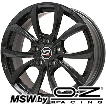 【新品】輸入車用 ベンツCクラス（W206） スタッドレスタイヤ ホイール4本セット 225/45R18 ピレリ ウィンター アイスゼロアシンメトリコ MSW by OZ Racing MSW 27(グロスブラック) 18インチ(送料無料)