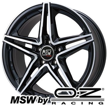 【新品】輸入車用 ベンツCクラス（W206） スタッドレスタイヤ ホイール4本セット 225/45R18 グリップマックス アイスX BSW ブラックサイドウォール(限定2023年製) MSW by OZ Racing MSW 31(グロスブラックフルポリッシュ) 18インチ(送料無料)