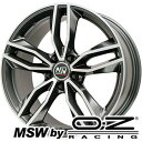 【新品】輸入車用 ベンツAクラス（W177） スタッドレスタイヤ ホイール4本セット 225/45R18 グリップマックス アイスX RWL ホワイトレター(限定2022年製) MSW by OZ Racing MSW 71(グロスダークグレーポリッシュ) 18インチ(送料無料)