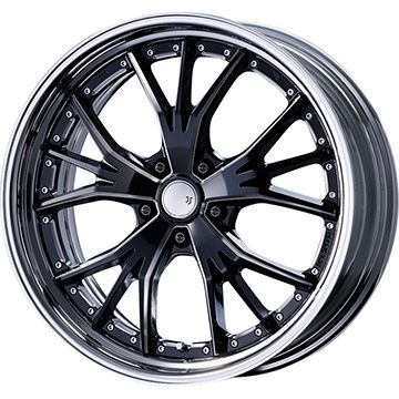 【パンク保証付】【新品国産5穴114.3車】 夏タイヤ ホイール4本セット 225/45R19 ヨコハマ ブルーアース RV-03 エムズスピード JJランチャ 19インチ(送料無料)