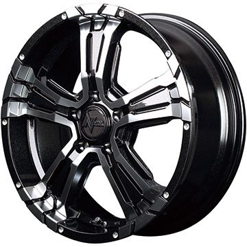 【新品国産5穴114.3車】 夏タイヤ ホイール4本セット 215/60R17 ファルケン ジークス ZE310R エコラン(限定) MID WHEELS NITRO POWER クロスクロウ 17インチ(送料無料) サマータイヤ