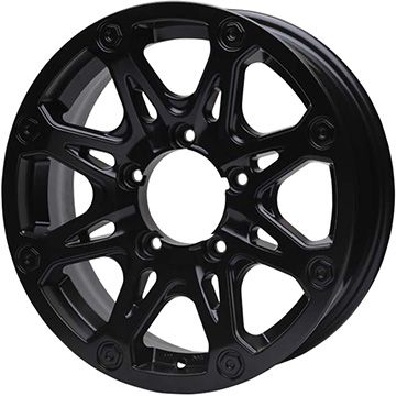 【新品】ジムニー 夏タイヤ ホイール4本セット 195/80R16 ヨコハマ ジオランダー M/T+ G001J オフビート ブラックダイヤモンド BDX08 16インチ(送料無料)