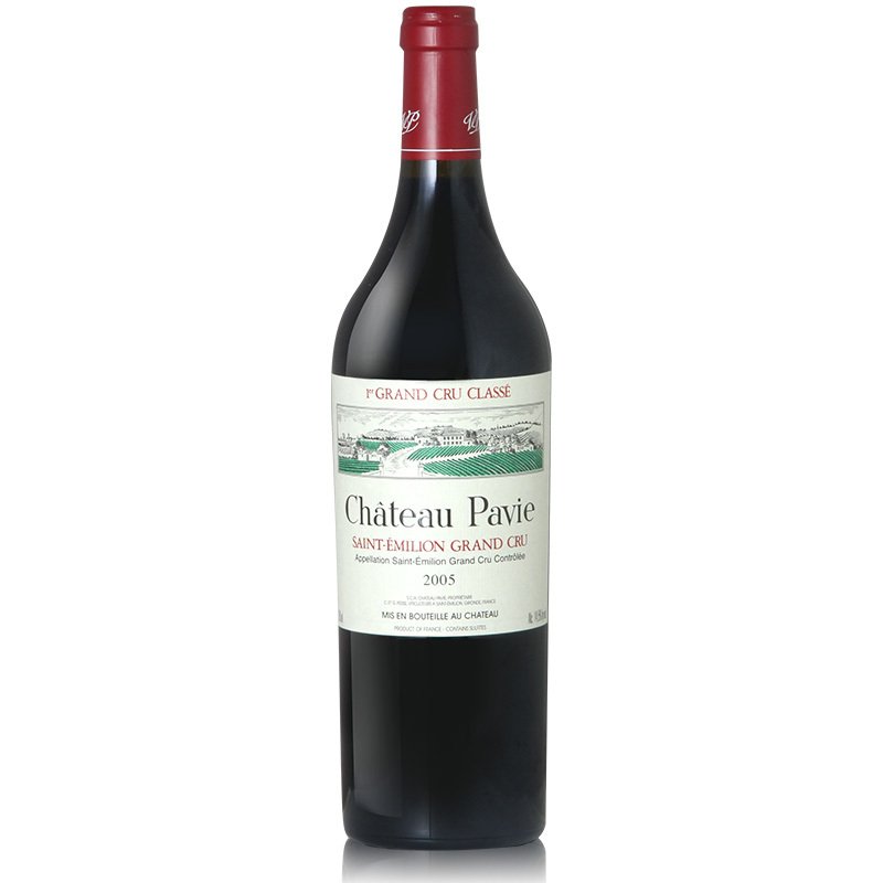 Chateau Pavie シャトー・パヴィ2005 サン・テミリオンで最大規模且つ頂点を極めたシャトー ※商品画像と実際の商品の生産年(ヴィンテージ)が異なる場合がございます。 正しくは商品名および詳細欄の生産年をご確認ください。 生産者 シャトー・パヴィ 生産地 フランス ＞ ボルドー ＞ サン・テミリオン 生産年 2005年 格付け サン・テミリオン 第1特別級B タイプ 赤ワイン フルボディ 原材料 メルロー、カベルネ・フラン、カベルネ・ソーヴィニヨン 内容量 750ml 評価情報 ワイン・アドヴォケイト96点 【夏季 （5月から9月頃）のワインの配送につきまして】 配送中の温度変化によるワインの液漏れを防ぐ為、 夏季はクール便（送料に別途330円加算）のご利用をお薦めしております。 クール便をご利用になられない場合の液漏れ事故や品質劣化等による補償、商品の返品は一切応じかねますので予めご了承くださいませ。 原則、クール便のご利用につきましてはお客様のご判断でお願い致します。 また、高級ワインをご購入のお客様につきましては、ご指定がなくともクール便のご利用を御願いする場合がございます。 ワインを最良の状態でお届けするためですので、何卒ご理解いただきますようお願い申し上げます（この場合 330円を追加で頂戴いたします）。 ※クール便ご利用の場合、下記よりクール便発送のオプションを商品と一緒にご購入ください。 。