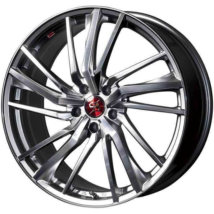 【新品国産5穴100車】 夏タイヤ ホイール4本セット 225/35R19 グリップマックス シュアグリップ PRO SPORTS BSW（限定） プレミックス ドルチェ3x5(ハイパーシルバーポリッシュ) 19インチ(送料無料)