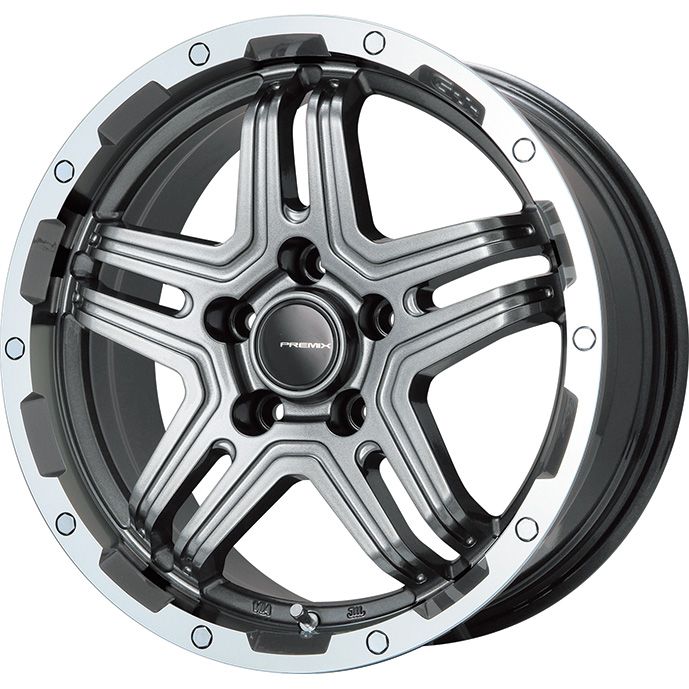 【パンク保証付】【新品国産5穴114.3車】 スタッドレスタイヤ ホイール4本セット 225/65R17 ヨコハマ アイスガード セブンIG70 プレミックス グラバス-J2(ガンメタ/リムポリッシュ) 17インチ(送料無料)