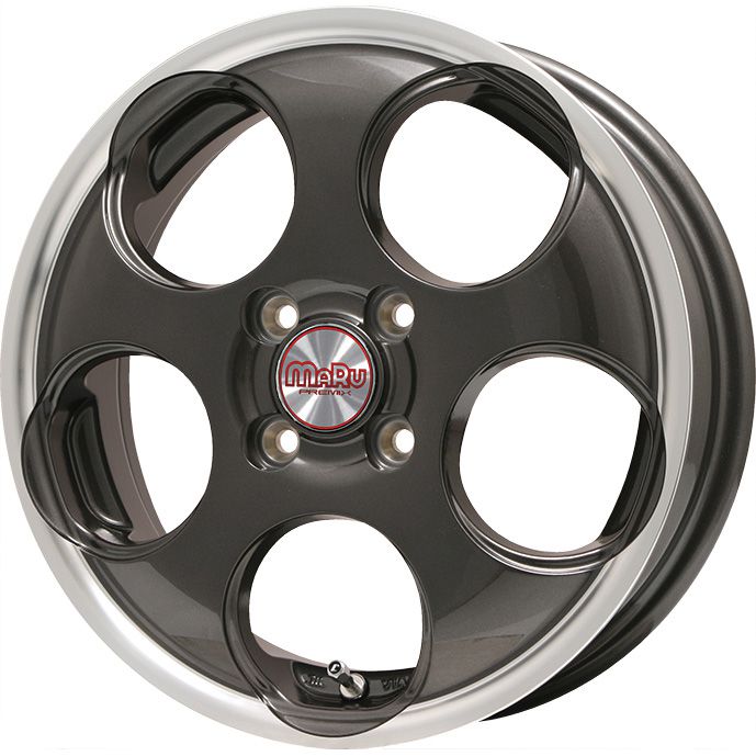 【新品 軽自動車】 夏タイヤ ホイール4本セット 165/40R16 ヨコハマ DNA Sドライブ プレミックス マル(ガンメタ/リムポリッシュ) 16インチ(送料無料)