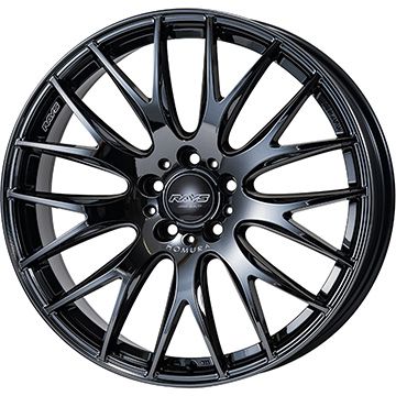 【新品国産5穴114.3車】 夏タイヤ ホイール4本セット 225/40R19 BFグッドリッチ(フジ専売) g-FORCE フェノム T/A(2022年製) レイズ ホムラ 2X9PLUS JET BLACK EDITIONIII 19インチ(送料無料)