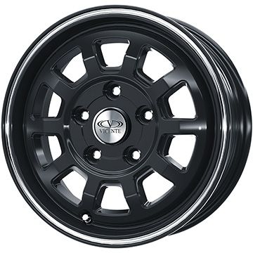 【新品】タウンエースバン・ライトエースバン専用 スタッドレスタイヤ ホイール4本セット 165/80R13 ヨコハマ アイスガード iG91 94/93N ウェッズ ヴィセンテ 06 TL 13インチ(送料無料)