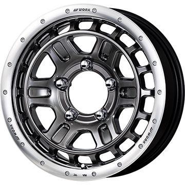 【パンク保証付き】【新品】ジムニーシエラ/ジムニーノマド スタッドレスタイヤ ホイール4本セット 215/70R16 ダンロップ ウインターマックス 03 WM03 WORK ワーク クラッグ ティーグラビックII【限定】 5.5J 16インチ(送料無料)