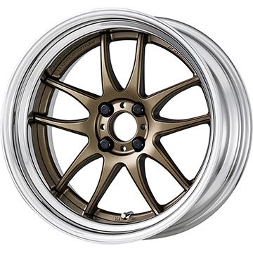 【新品国産4穴100車】 夏タイヤ ホイール4本セット 205/45R17 ヨコハマ ブルーアース GT AE51 ワーク エモーション CR 2P 17インチ(送料無料)