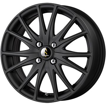【新品国産4穴100車】 夏タイヤ ホイール4本セット 185/55R15 ダンロップ エナセーブ EC204 タカイチ セプティモG03 マットブラック 15インチ(送料無料) サマータイヤ
