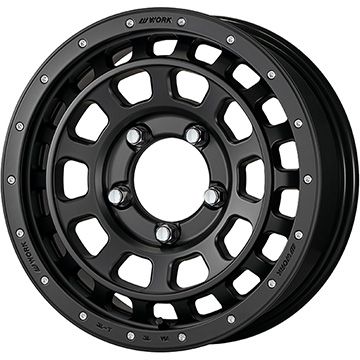 【パンク保証付き】【新品】ジムニー スタッドレスタイヤ ホイール4本セット 175/80R16 ダンロップ ウインターマックス SJ8+ WORK ワーク クラッグ ティーグラビック SHADOW EDITION 5.5J 16インチ(送料無料)