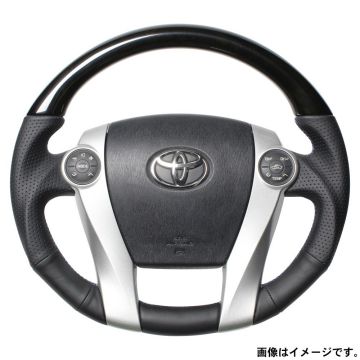 REAL レアル ステアリング ハンドル プレミアムシリーズ 30-BS-BKW 送料無料(一部地域除く)