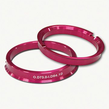 アルミハブリング 2個セット φ73-φ64.1 ピンク